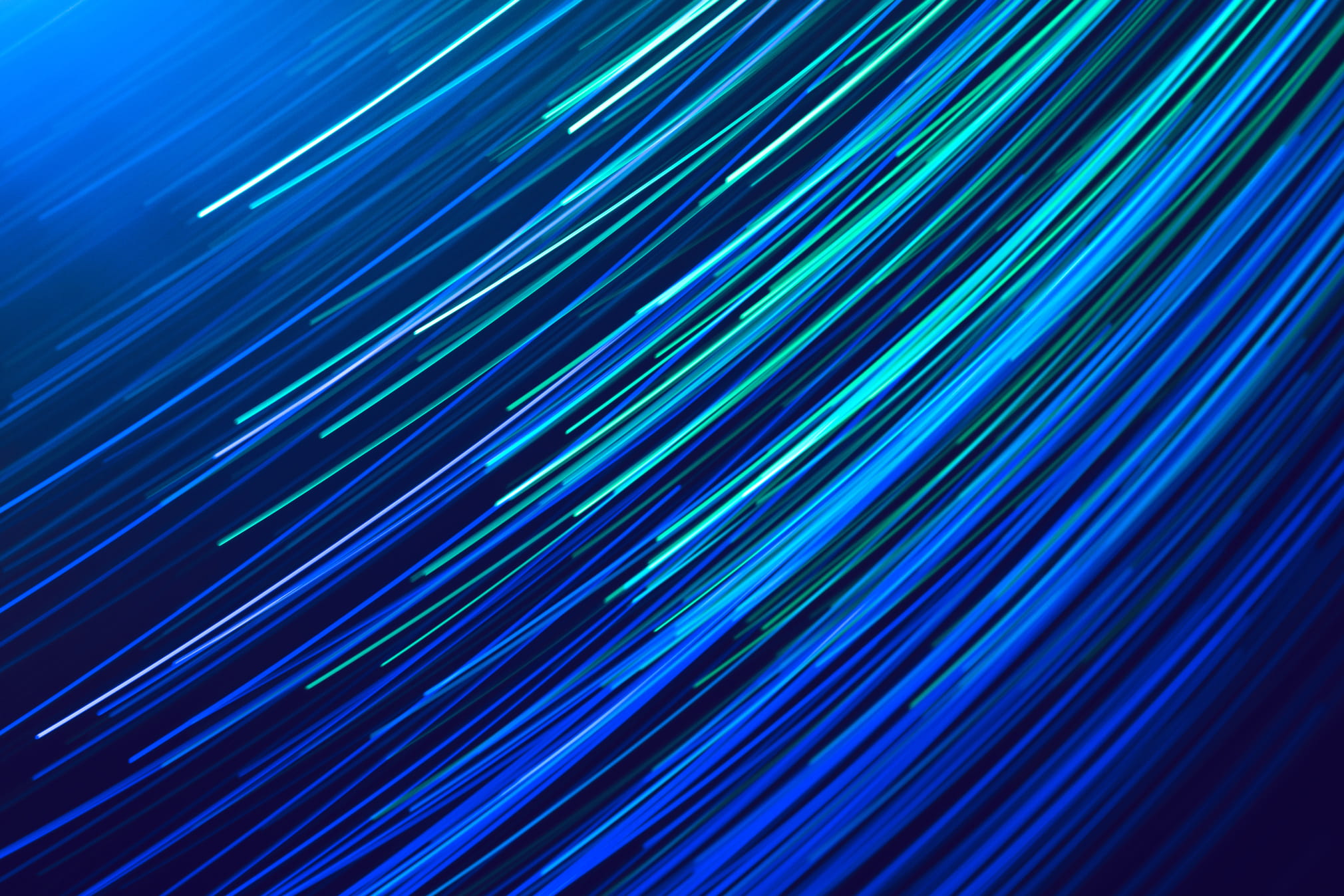 Blue and green lines up abstract