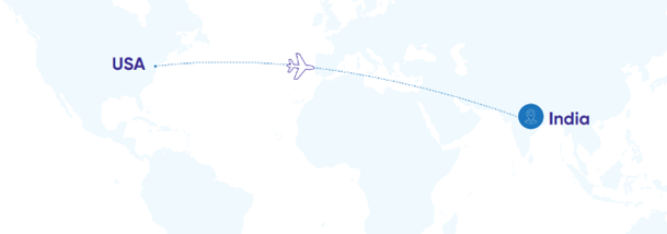 The medication was to be shipped from the UK to India, but a shortage necessitated sourcing it from the U.S. instead.