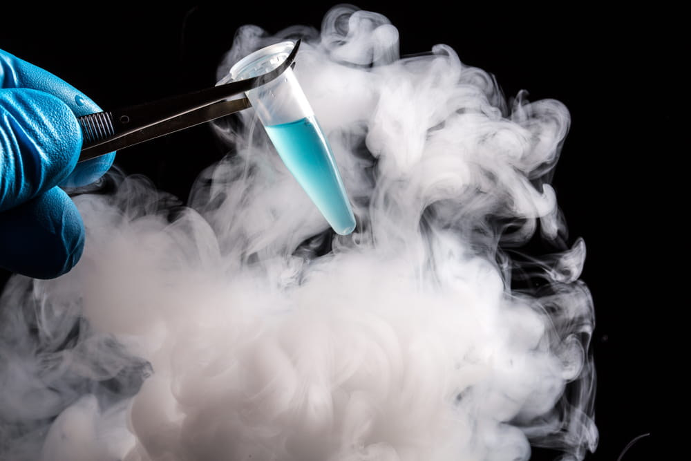 Cryogenic transportation vial 
